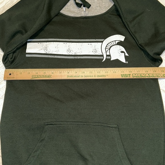 Pro Edge by Knights Apparel Michigan State University Spartan Hooded Sweatshirt - Picture 7 of 7
